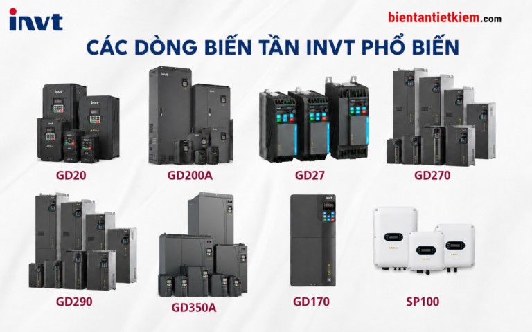 Các dòng biến tần INVT hiện có: Tổng quan, ứng dụng và cách lựa chọn phù hợp