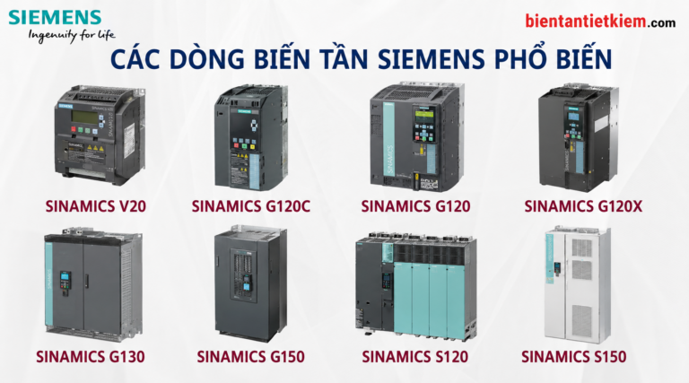 Các dòng biến tần Siemens hiện có: Tổng quan, ứng dụng và cách lựa chọn phù hợp